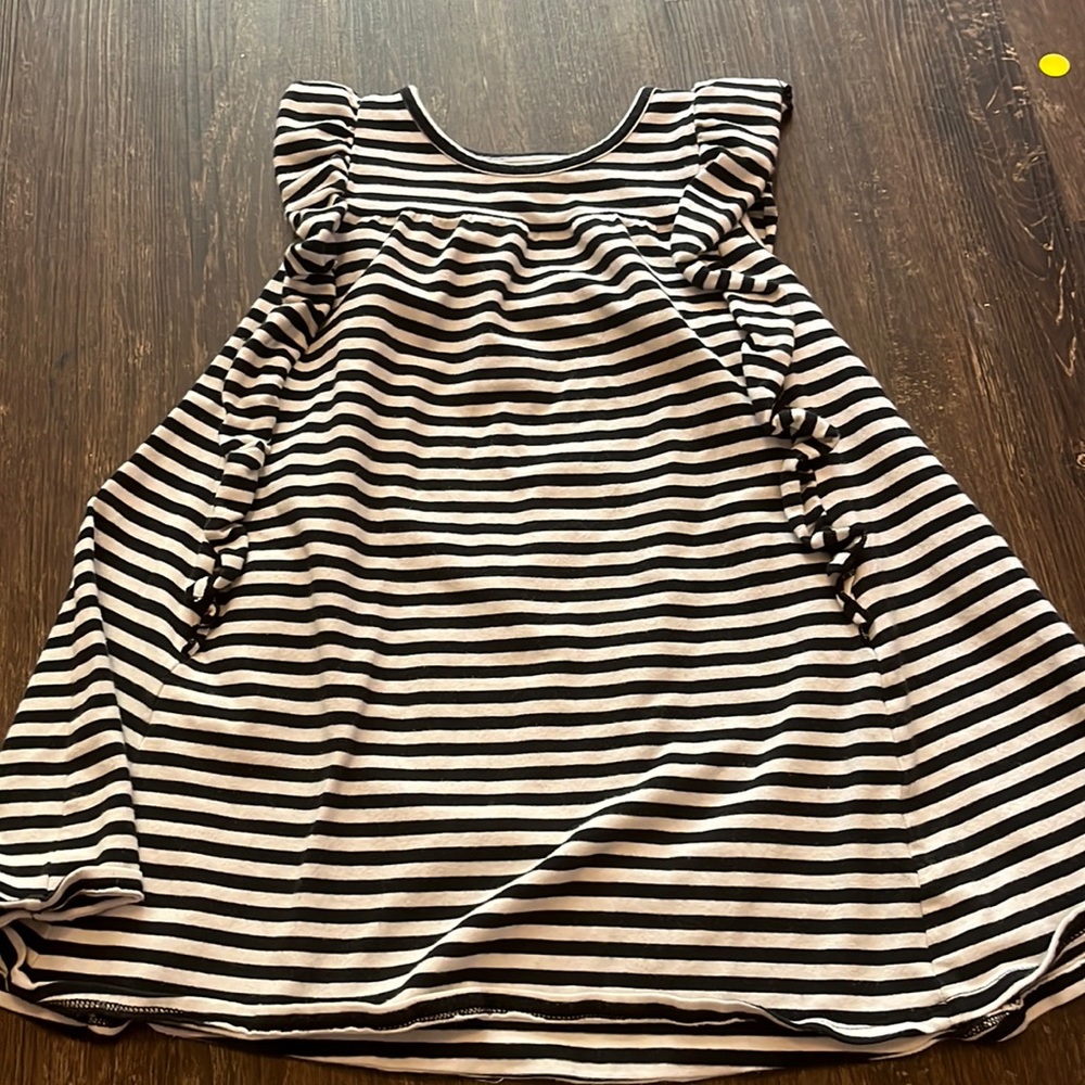 Tucker + Tate Stripe Dress with Ruffle Details